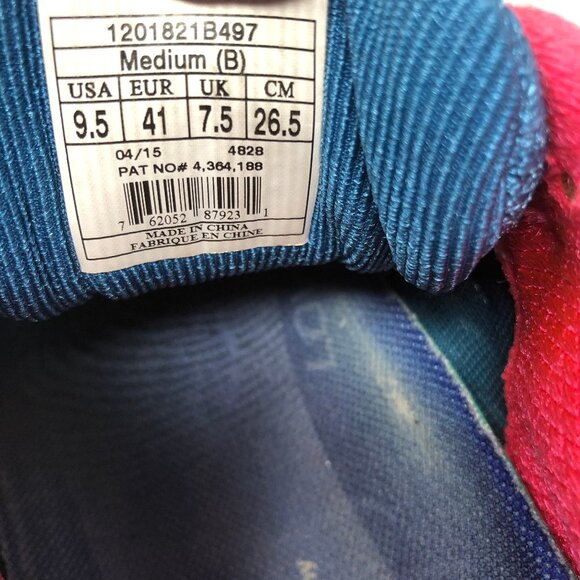 Brooks Ravenna Aqua Hot Pink Running Shoe Sneaker - Picture 5 of 8